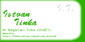 istvan tinka business card